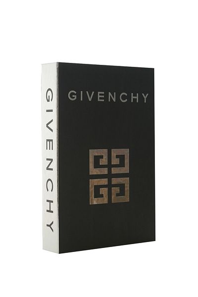irayhomedecor Givenchy Decorative Book Box Silver Black