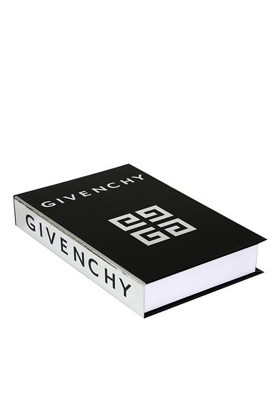 irayhomedecor Givenchy Decorative Book Box Silver Black