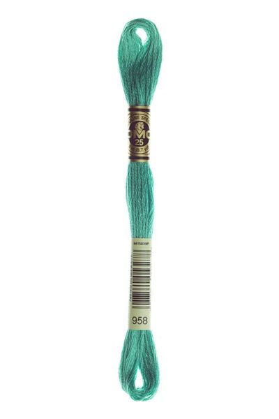 Dmc 2 Pieces of 958 Numeric Muline Yarn