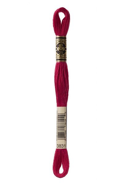 Dmc Burgundy Muline Yarn 2 Pieces Color: 3831