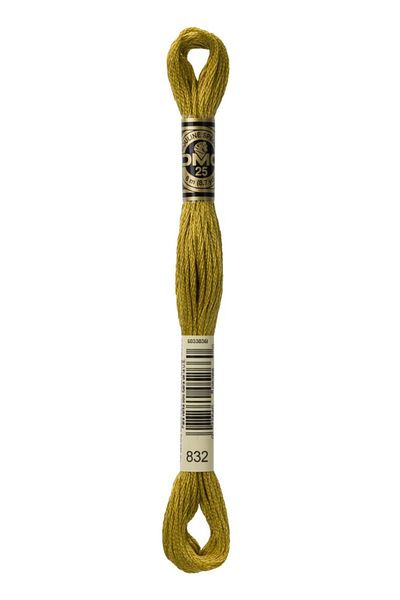 Dmc 2 Pieces Muline Thread Color: 832