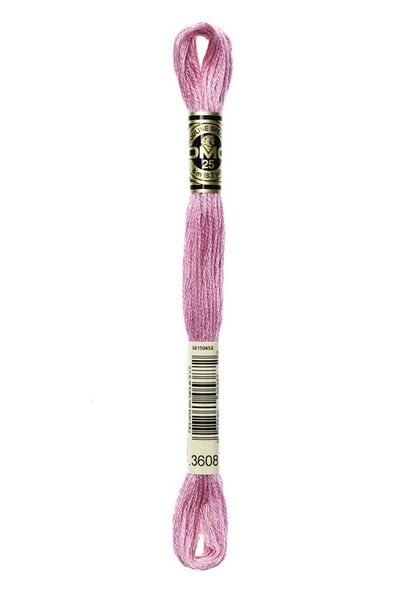 Dmc Muline Thread Color: 3608 2 Pieces