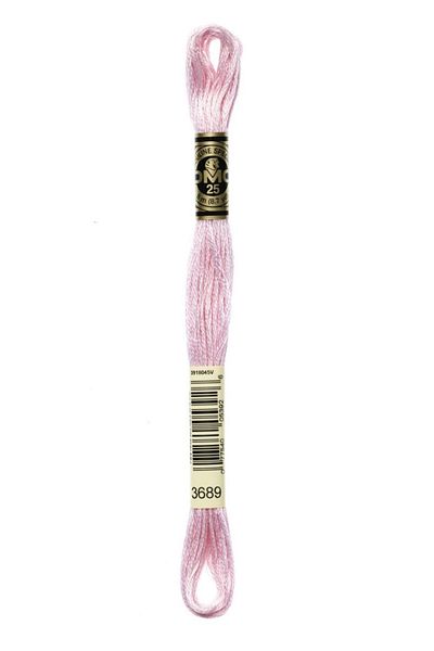 Dmc Pink Muline Yarn 2 Pieces Color: 3689