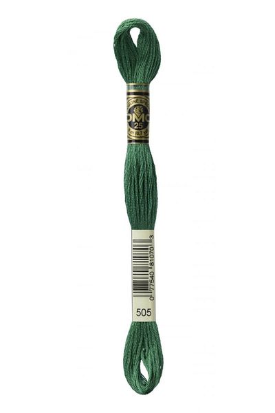 Dmc Green Colored Muline Thread Color: 505 2 Pieces