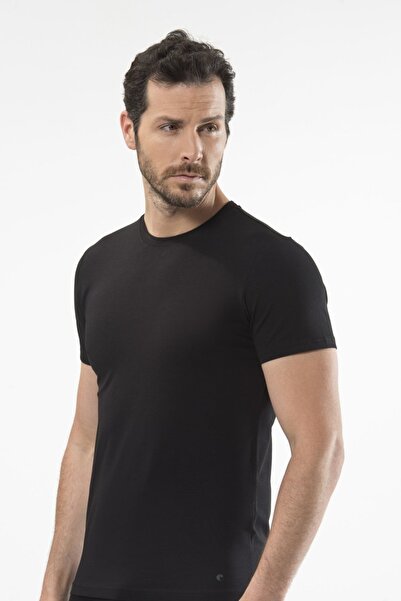 Cacharel Tricou cu mânecă scurtă pentru bărbați din bumbac și lycra