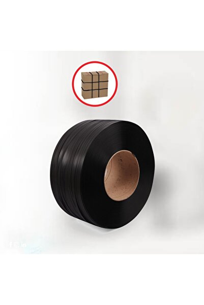 ONUR PLASTİK Onur Ambalaj 8 Mm Siyah Otomatik Makina Çemberi 3000 Metre