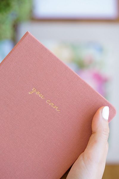 Matt Notebook Caiet cu copertă rigidă 14x20 simplu, fără linii roz