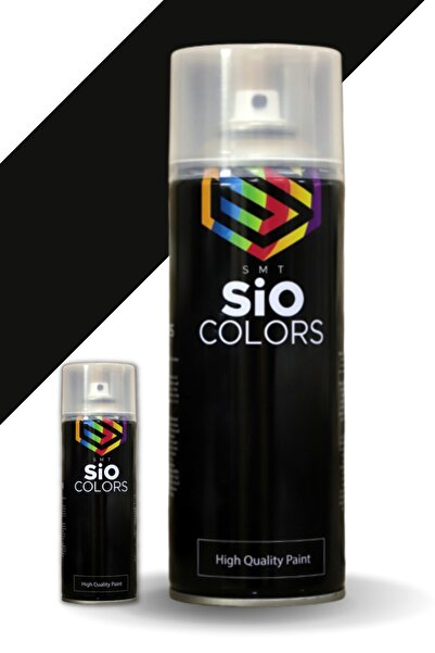 sıocolors Profesyonel Endüstriyel Mat Siyah 9005 Sprey Akrilik Boya (TÜM YÜZEYLER, ARABA,METAL,DUVAR,AHŞAP)