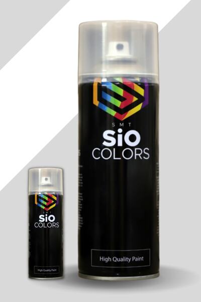 sıocolors Profesyonel Endüstriyel Beyaz 9016 Sprey Akrilik Boya (TÜM YÜZEYLER, ARABA,METAL,DUVAR,AHŞAP)