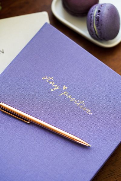 Matt Notebook Caiet cu copertă rigidă 14x20 Liliac punctat