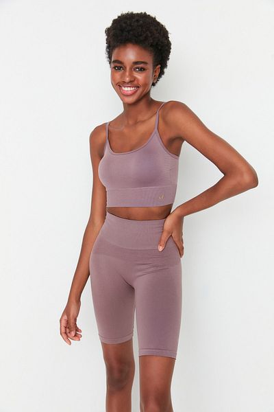 Jerf Vella - Lilac High Waist Recovery Biker κολάν