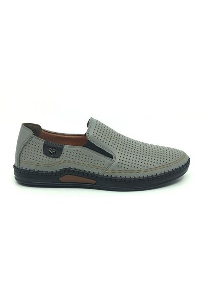 CATELLİ 100% Genuine Leather Inside and Outside Orthopedic Men's Summer Comfortable Daily Light Sandal Shoes 40-45