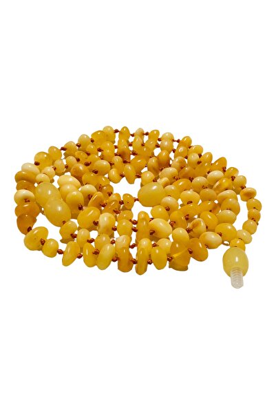 Dkm Damla Kehribar Market Yetişkin Kehribar Kolye 66 Cm Uzun Model