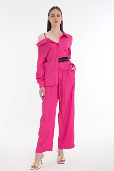 LE NOIR Noır Ipek Saten Gömlek