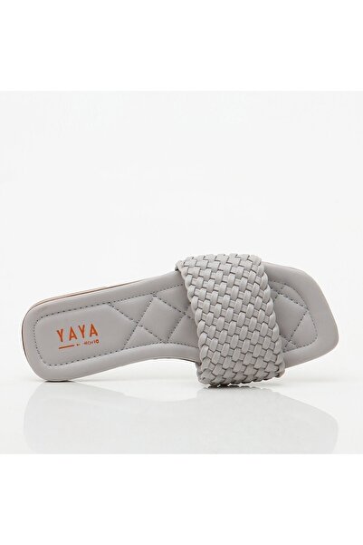 Yaya by Hotiç Light Gray Women's Slippers