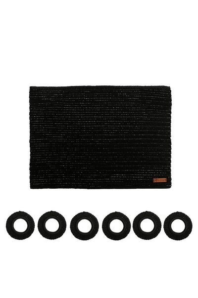 ÇIRPAN EV Negru 12 Bucuri Dreptunghiular American Service 40cm