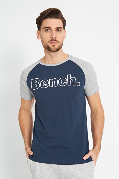 BENCH T-Shirt - Dunkelblau - Figurbetont