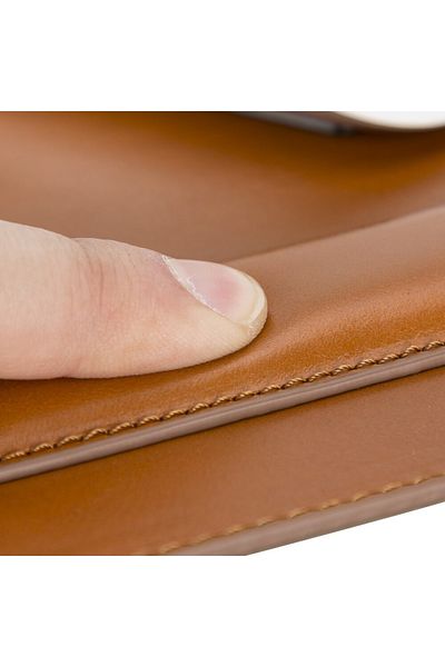 PLM لوحة ماوس جلدية مريحة مع سوار معصم Rst2 Tan