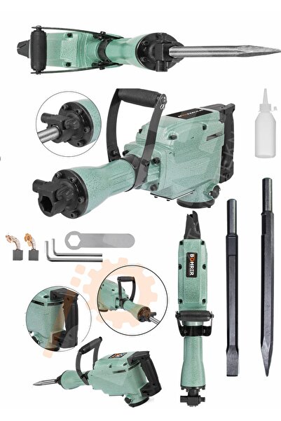 BÖHRER 16 Kg 1500 Watt 35 Joule Elektrikli Sade Kırıcı Sds Max Matkap Kırıcı ...