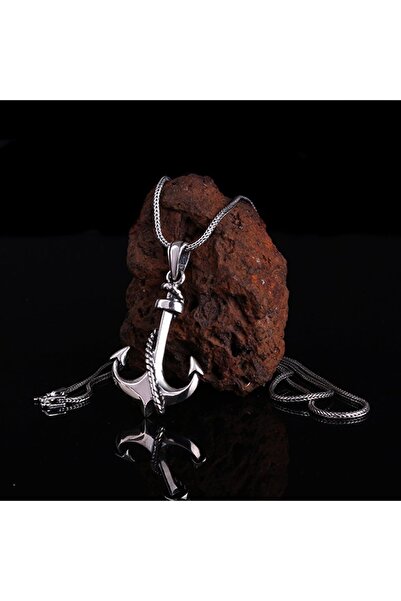 Tesbihsepetim Deniz Çapa Model 925 Ayar Gümüş Kolye