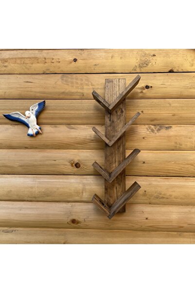 Özgün Art El Yapımı Dekoratif Ahşap Şaraplık Ve Içecek Standı