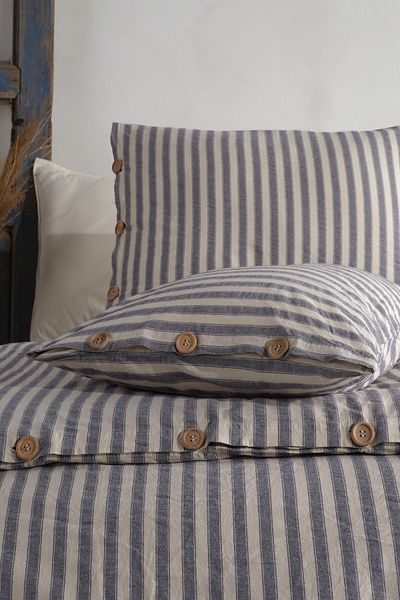 Macas Home Σετ παπλωματοθήκης Bluesky 100% βαμβακερό νήμα που πλένεται oversize 240*220