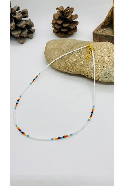 Porsuk Alternatif سلسال خرز الرمل البوهيمي البوهيمي الأصيل المصنوع يدوياً