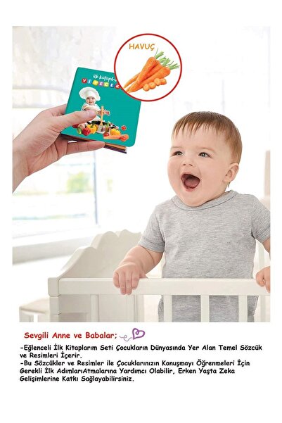 Diytoy Ilk Kütüphanem Ilk Sözcükler 8'li Mini Kitap Seti