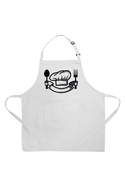 RAY TİCARET Set șorț alb unic șorț bucătar copii șorț bucătărie șorț bucătar