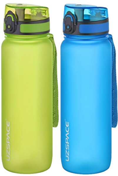 Uzspace Set of 2 800ml -new Size-length 25 cm-tritan Water Bottle Bpa No Odor...