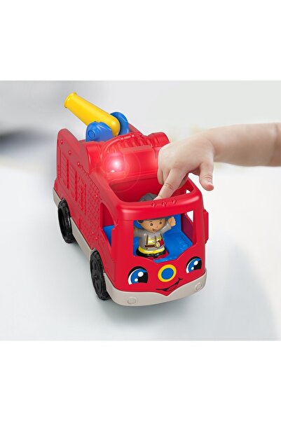 FISHER PRICE Little People Yardımsever İtfaiye Aracı - Türkçe ve İngilizce dil seçenekleri