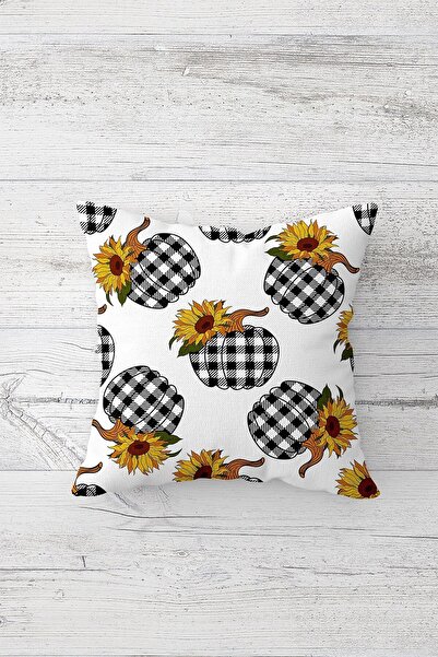 Pelangi منقوشة اليقطين عباد الشمس مزدوجة الجانب مطبوعة مخفي زيبر وسادة رمي وس...