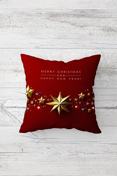 Pelangi السنة الجديدة عيد الميلاد مزدوجة الجانب مطبوعة مخفي انغلق وسادة رمي و...