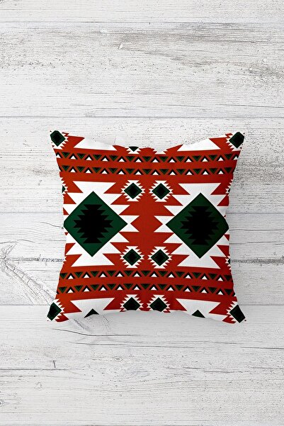 Pelangi غطاء وسادة بسحاب مخفي مطبوع على الوجهين بنمط الكليم العرقي، غطاء وساد...