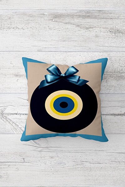 Pelangi سحر عين الشر مطرز مزدوج الجانب مطبوعة مخفي زيبر وسادة رمي وسادة مقعد ...