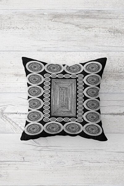 Pelangi غطاء وسادة من قش الجوت مع طباعة مزدوجة الجوانب وسحاب مخفي - وسادة مقع...