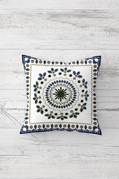 Pelangi Ethnic Pattern Double Sided Printed Hidden Zippered Pillowcase Throw ...