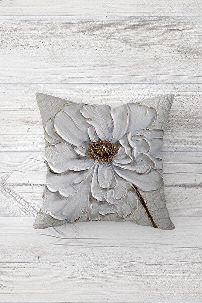 Pelangi غطاء وسادة جمالي بأزهار الباستيل مطبوع على الوجهين مع سحاب مخفي وغطاء...