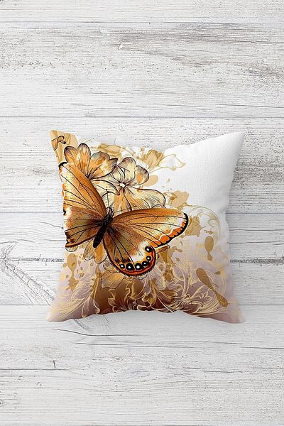 linazaitun One Side Printed Hidden Zipper Washable Stain Resistant Decorative Throw Pillow Cover Pillow Case