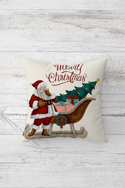 linazaitun One Side Printed Hidden Zipper Decorative Pillowcase Throw Pillow Case Seat Pillowcase