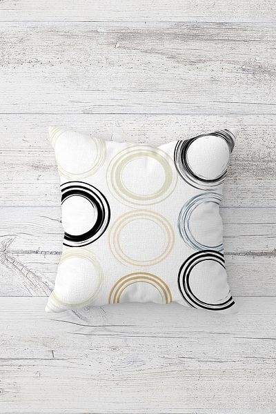 linazaitun One Side Printed Hidden Zipper Washable Stain Resistant Decorative Throw Pillow Cover Pillow Case