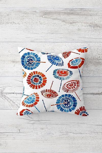 linazaitun One Side Printed Hidden Zipper Washable Stain Resistant Decorative Throw Pillow Cover Pillow Case