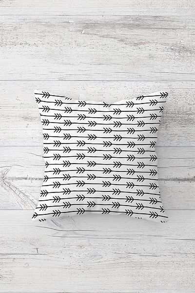 linazaitun One Side Printed Hidden Zipper Washable Stain Resistant Decorative Throw Pillow Cover Pillow Case