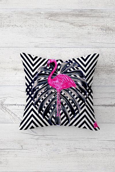 linazaitun One Side Printed Hidden Zipper Decorative Pillowcase Throw Pillow Case Seat Pillowcase