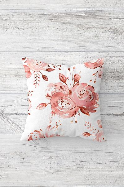 linazaitun One Side Printed Hidden Zipper Washable Stain Resistant Decorative Throw Pillow Cover Pillow Case
