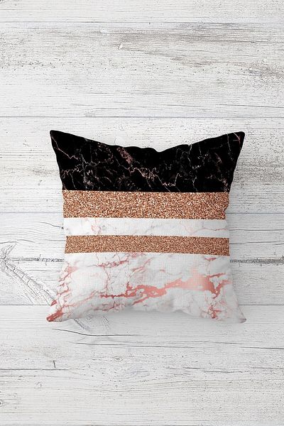 linazaitun One Side Printed Hidden Zipper Washable Stain Resistant Decorative Throw Pillow Cover Pillow Case