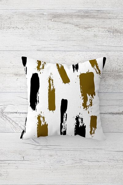 linazaitun One Side Printed Hidden Zipper Washable Stain Resistant Decorative Throw Pillow Cover Pillow Case