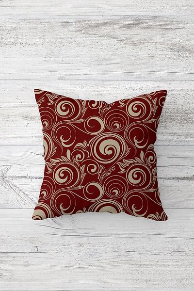 linazaitun One Side Printed Hidden Zipper Washable Stain Resistant Decorative Throw Pillow Cover Pillow Case