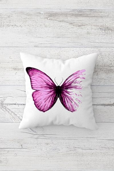 linazaitun One Side Printed Hidden Zipper Washable Stain Resistant Decorative Throw Pillow Cover Pillow Case