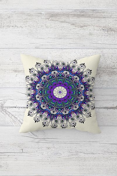 linazaitun One Side Printed Hidden Zipper Washable Stain Resistant Decorative Throw Pillow Cover Pillow Case